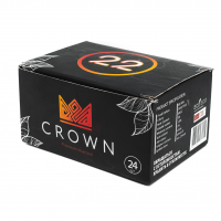 Уголь для кальяна Crown 24 шт (22 мм)
