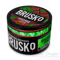 Бестабачная смесь BRUSKO Medium - Шоколад с мятой 50 гр