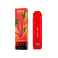 Одноразовая электронная сигарета BRUSKO Minican (1500) - Клубника Банан