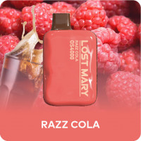 Одноразовая электронная сигарета Lost Mary OS 4000 - Razz Cola (Малина Кола)